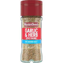 MasterFoods Garlic & Herb Spice Blend No Added Salt 42g