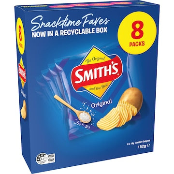 Smith's Original Potato Chips 19g x 8 pack