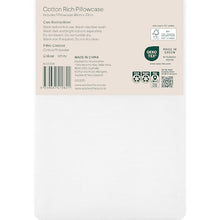 Openook 250TC Cotton Rich Pillowcase White each