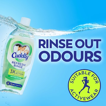 Cuddly Refresh Fabric Rinse Active Clean 850mL