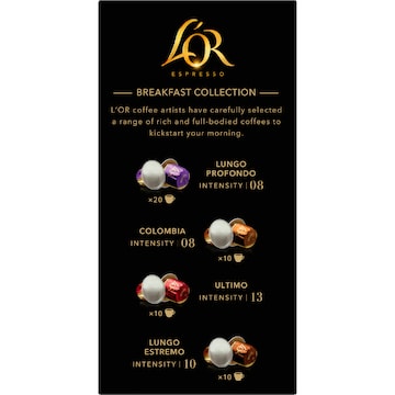 L'Or Espresso Breakfast Collection Coffee Pods 50 pack
