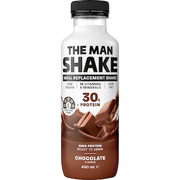 The Man Shake Meal Replacement Chocolate 450mL