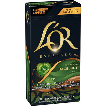 L'Or Espresso Hazelnut Coffee Pods 10 pack