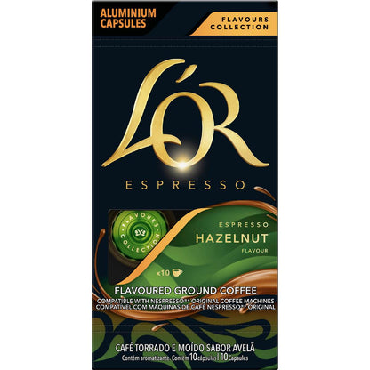 L'Or Espresso Hazelnut Coffee Pods 10 pack