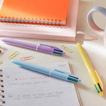 BIC 4 Colours Pens Pastel 3 pack