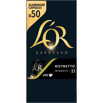 L'Or Espresso Ristretto Intensity 11 Coffee Pods 50 pack