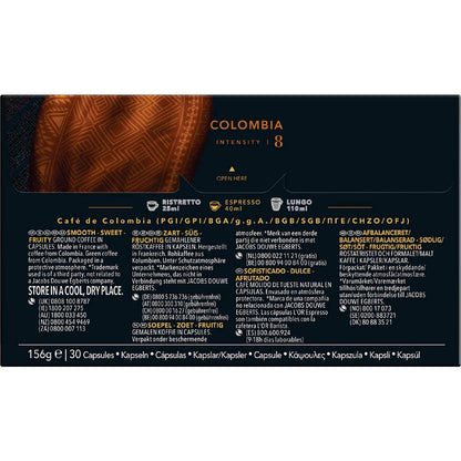 L'Or Espresso Colombia Intensity 8 Coffee Pods 30 pack