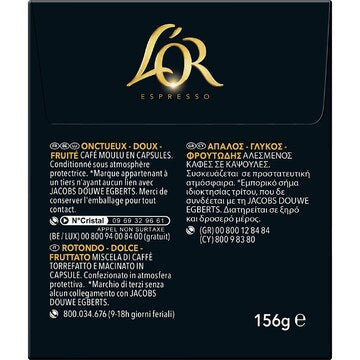 L'OR Espresso Colombia Coffee Pods Nespresso Compatible 30 pack