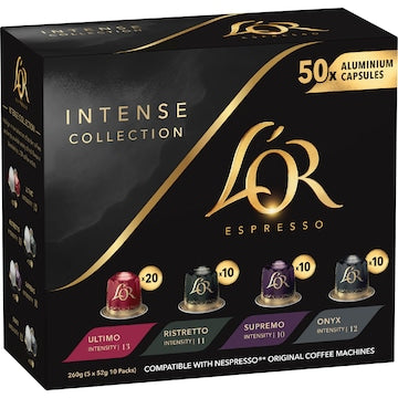 L'Or Espresso Intense Collection Coffee Pods 50 pack