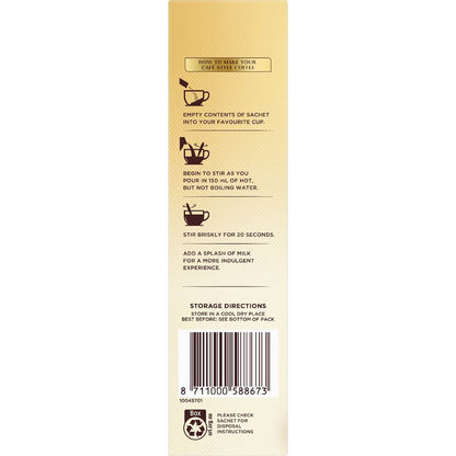 Moccona Coffee Sachets Sugar Free Caramel Latte 10 pack