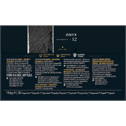 L'Or Espresso Onyx Intensity 12 Coffee Pods 30 pack