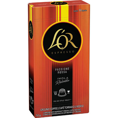 L'OR Espresso Imola Ristretto Intensity 12 Coffee Pods 10 pack