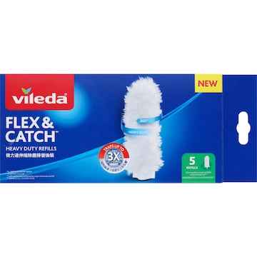 Vileda Flex & Catch Duster Refills 5 pack