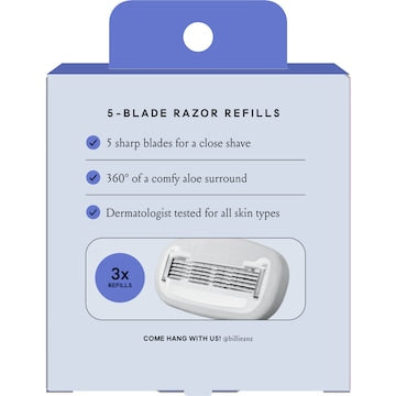 Billie 5-Blade Razor Refills 3 pack