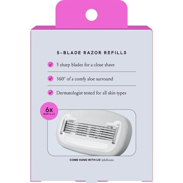 Billie 5-Blade Razor Refills 6 pack