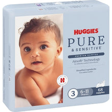 Huggies Pure & Sensitive Nappies Size 3 (6-12kg) 68 pack