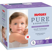 Huggies Pure & Sensitive Nappy Pants Size 5 (12-17kg) 46 pack