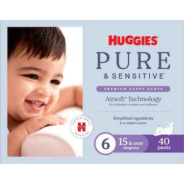 Nappy Pants Size 6 (15+kg) 40 Pack - Gentle & Absorbent