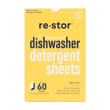 Restor Dishwasher Detergent Sheets Lemon Burst 60 pack