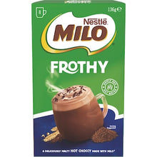 Milo Frothy Instant Hot Chocolate Sachets 8 pack
