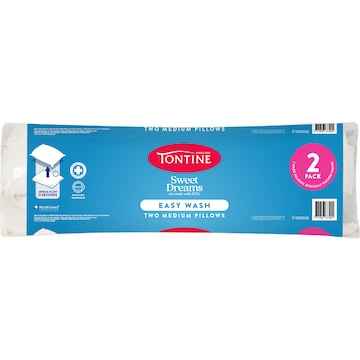 Tontine Sweet Dreams Easy Wash Medium Pillows 2 pack