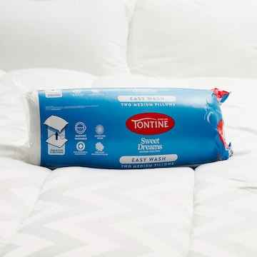 Tontine Sweet Dreams Easy Wash Medium Pillows 2 pack