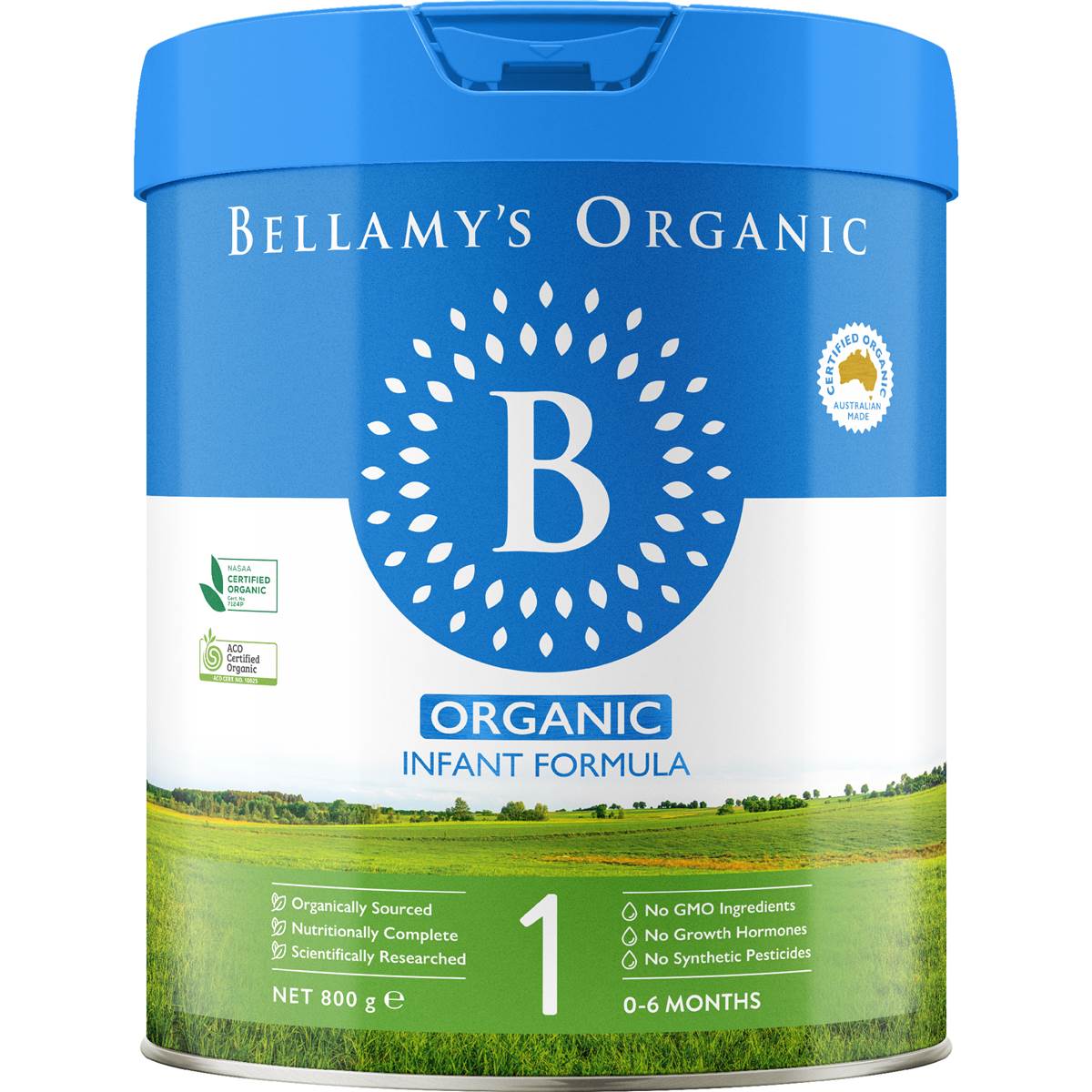 Bellamy's Organic Infant Formula Stage 1 (0-6m) 800g