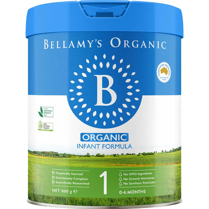Bellamy's Organic Infant Formula Stage 1 (0-6m) 800g