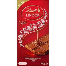 Lindt Lindor Milk Chocolate Block 100g