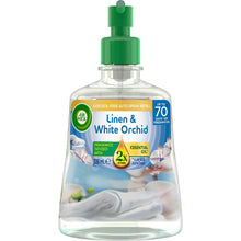 Air Wick 2x Essential Oil Air Freshener Auto refill Linen & Orchid 228mL