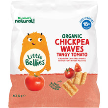 Little Bellies Organic Chickpea Waves Chips Tangy Tomato 12g