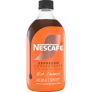 Nescafe Espresso Concentrate Rich Caramel Liquid Coffee 500mL
