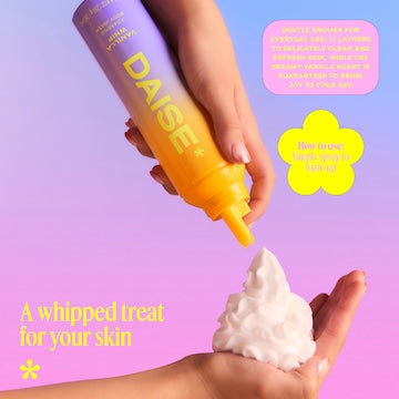 Daise Foaming Body Wash Vanilla Whip 265mL