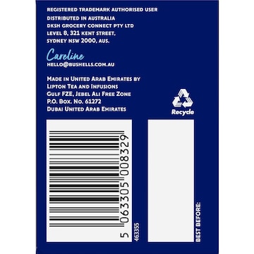Bushells Blue Label Classic Black Tea Bags 50 pack