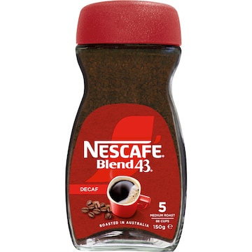 Nescafe Decaf Blend 43 Instant Coffee 150g
