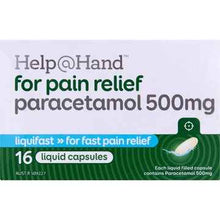 Help@Hand Pain Relief Paracetamol Liquid Capsules 16 pack
