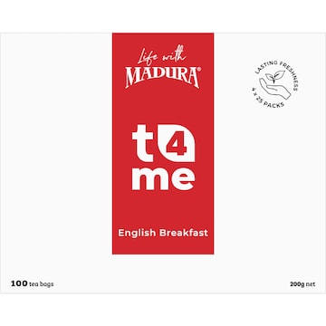T4Me English Breakfast 100 pack