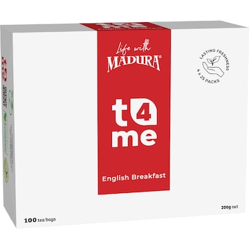 T4Me English Breakfast 100 pack