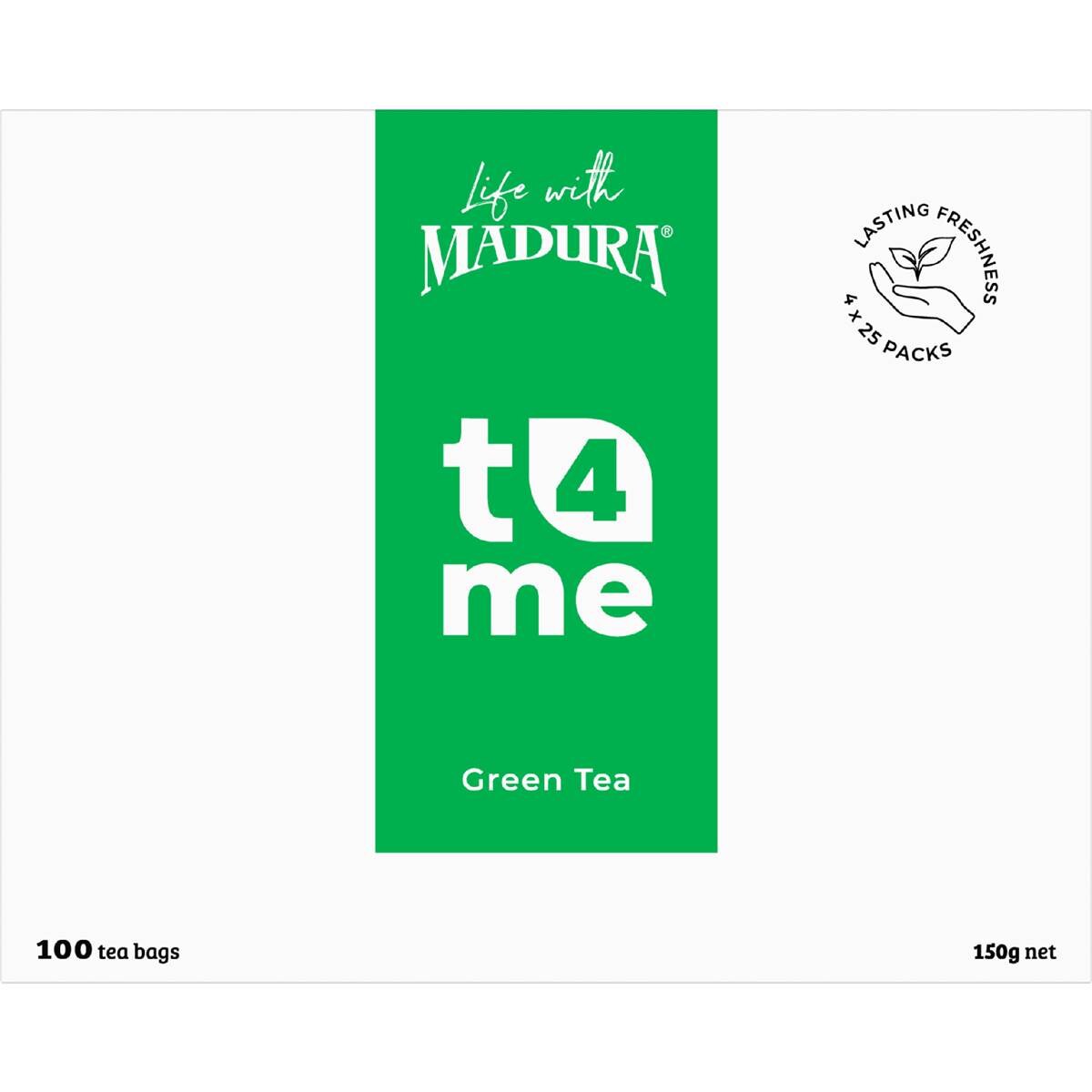 T4Me Green Tea Bags 100 pack