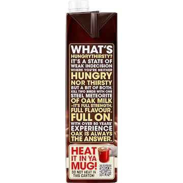 Oak Chocolate Long Life Milk UHT 1L