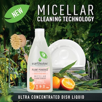Earthwise Dishwashing Liquid Orange & Eucalyptus 500mL