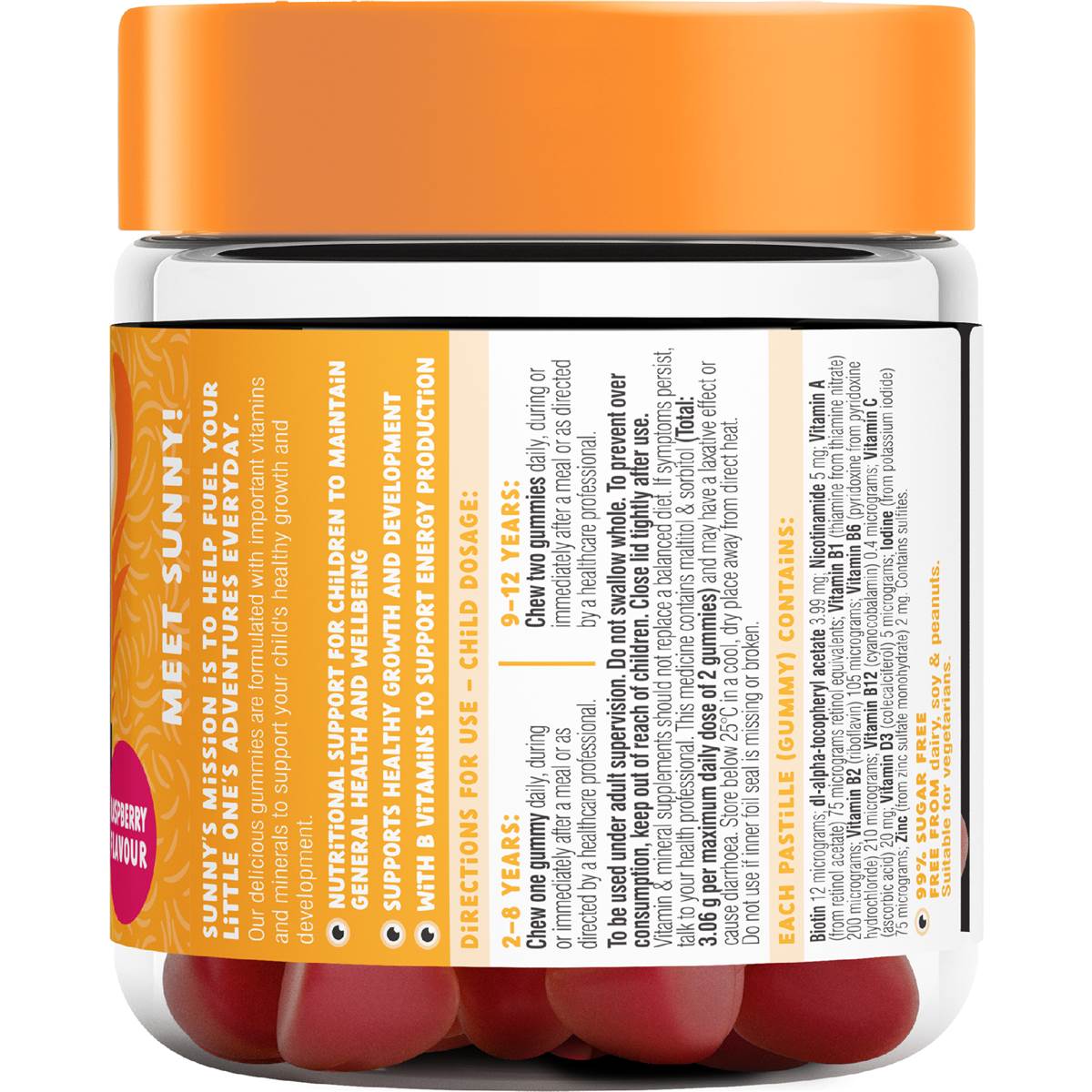 Little Swisse Multivitamin Gummies Raspberry 50 pack
