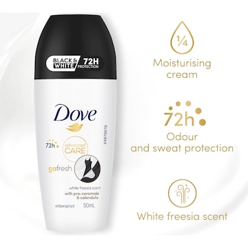 Dove Women Advanced 72hr Deodorant Roll On Invisible Dry 50mL