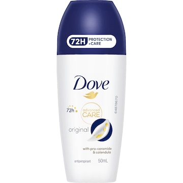Dove Women Advanced 72hr Deodorant Roll On Original 50mL