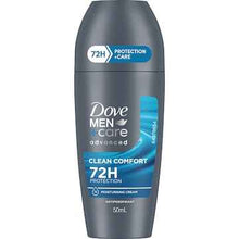 Dove Men +Care Advanced Clean Comfort Roll On 72h Protection 50mL