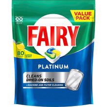 Fairy Platinum Dishwasher Tablets Lemon Scent 80 pack