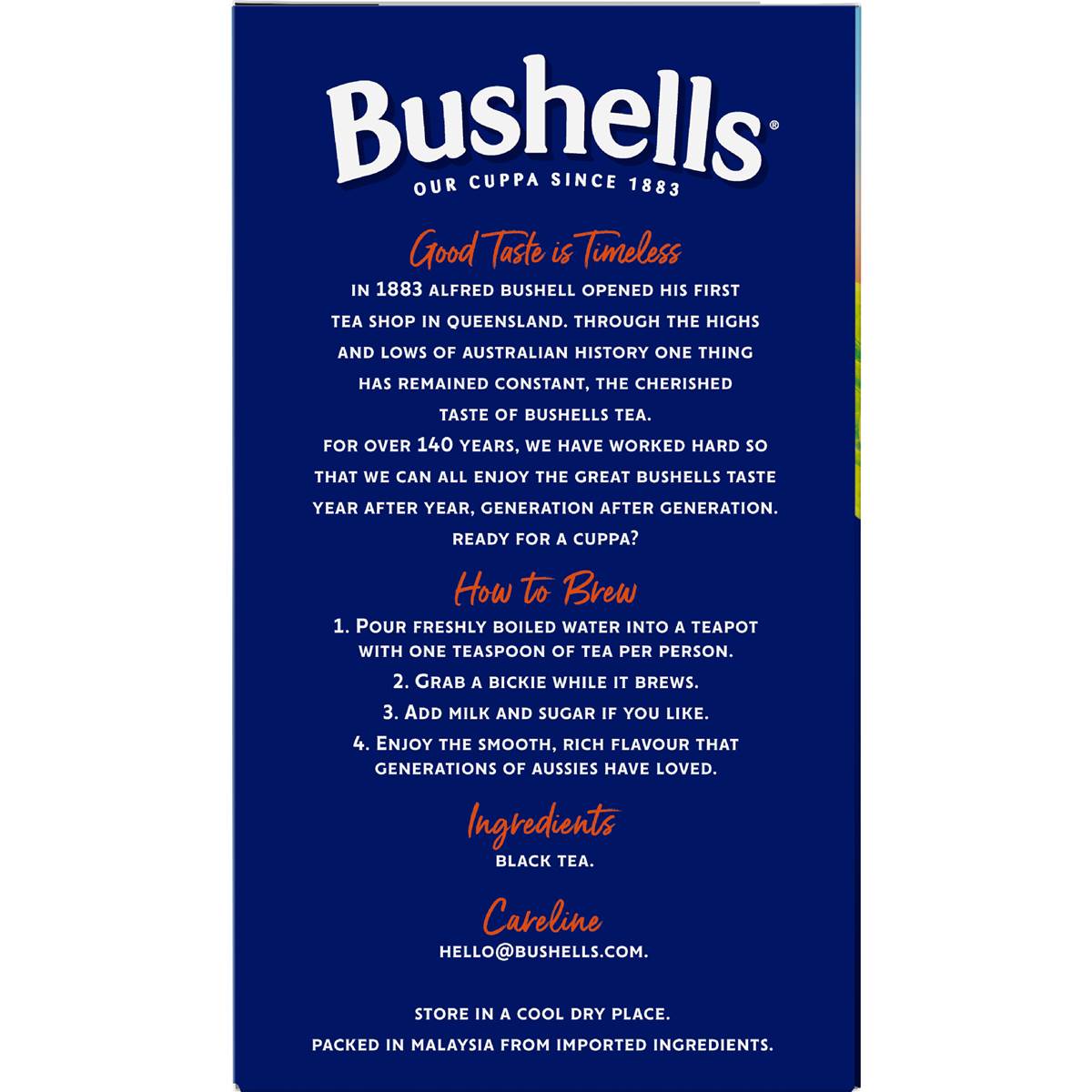 Bushells Extra Strong Leaf Tea 180g
