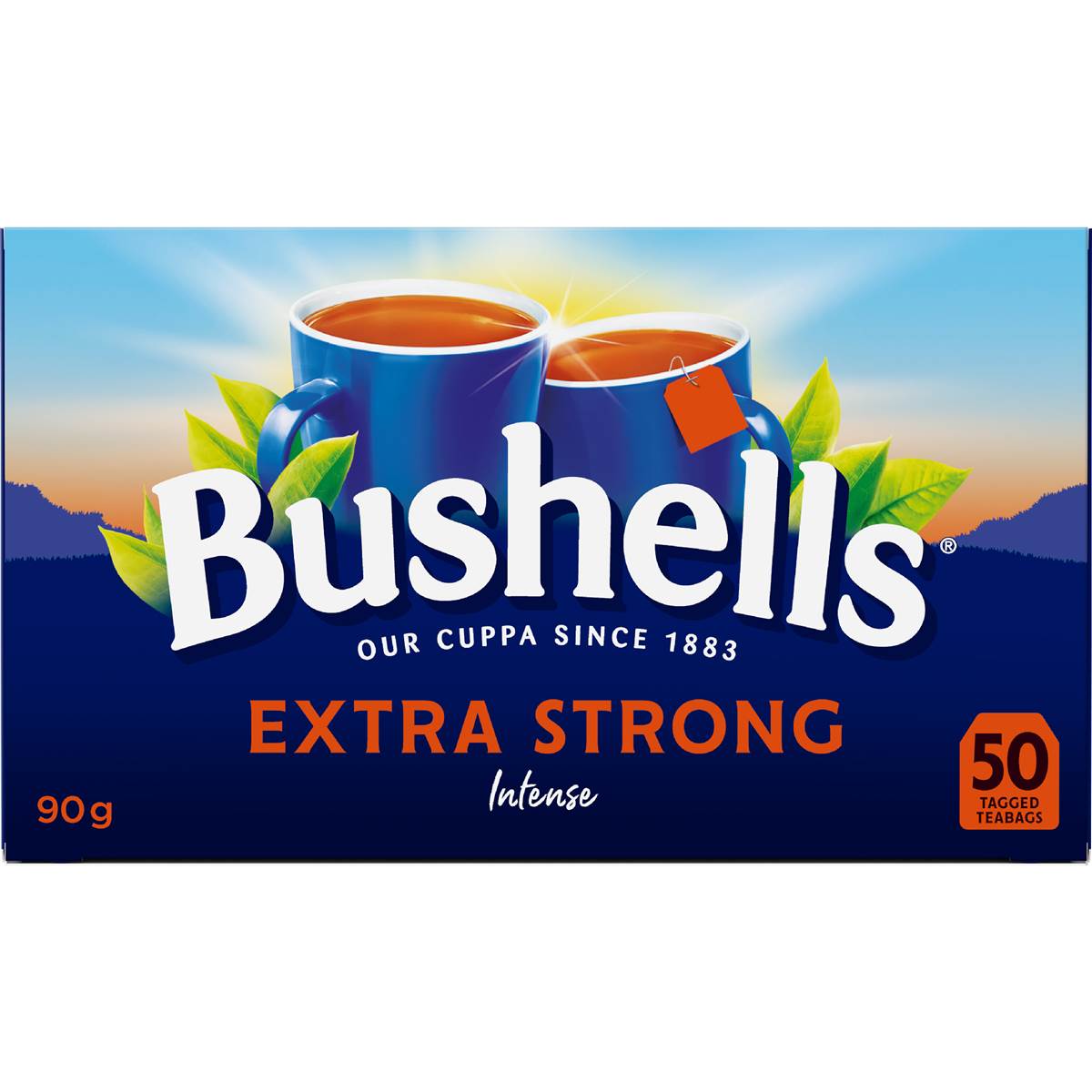 Bushells Extra Strong Tea Bags 50 pack