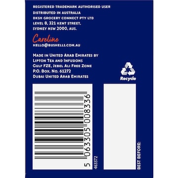 Bushells Extra Strong Tea Bags 50 pack
