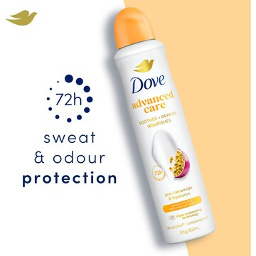 Dove Advanced Care Deodorant Passionfruit & Lemongrass 72h 250mL